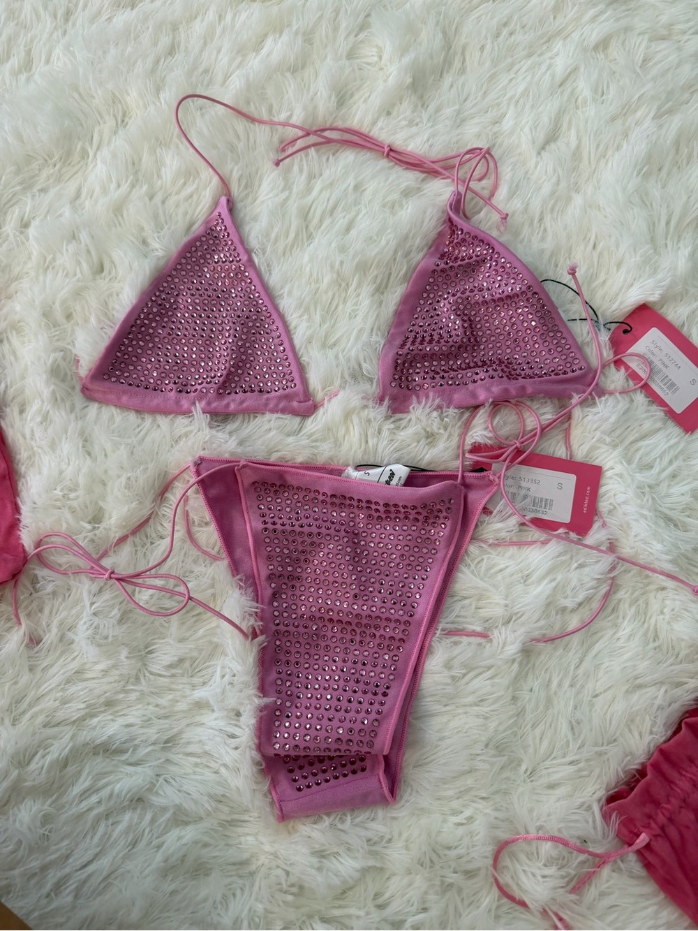 Edikted Bikini Set with rhinestones